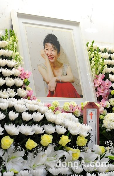 故 김자옥의 영정사진. 동아닷컴DB