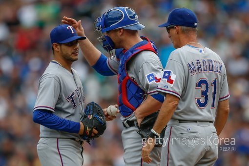 마이크 매덕스 투수코치. ⓒGettyimages멀티비츠