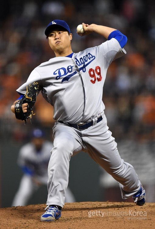 LA다저스 류현진. 사진=ⓒGettyimages멀티비츠