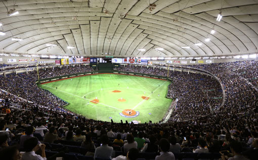 프리미어12 한-일 준결승전이 치뤄진 도쿄돔 전경. 사진제공｜스포츠코리아