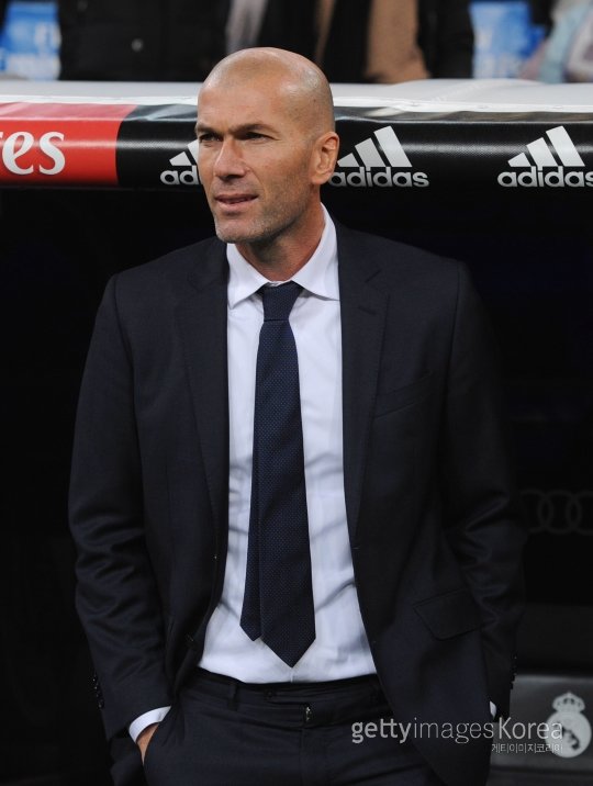 레알 마드리드 지네딘 지단 감독. 사진=ⓒGettyimages멀티비츠