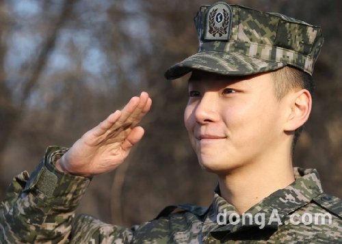 사진=윤시윤 해병대 전역. 동아닷컴