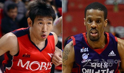 모비스 양동근-고양 오리온 헤인즈(오른쪽). 스포츠동아DB