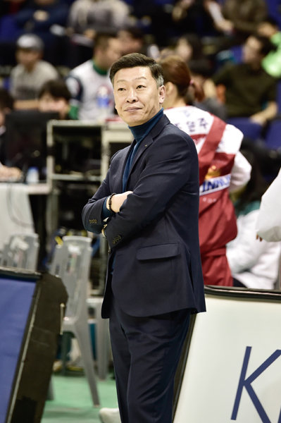KDB생명 김영주 감독. 사진제공｜WKBL