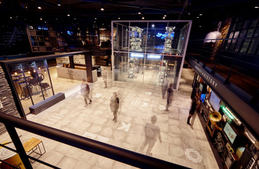 서울 상암동에 위치한 CJ E&M센터 내부 전경. 사진제공｜CJ그룹