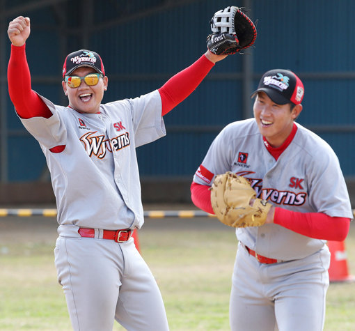 SK 김동엽-최승준(왼쪽). 사진제공|SK 와이번스