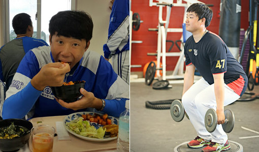 2016년 신인드래프트에서 뽑힌 기대주들 가운데 일부는 즉시전력감으로 눈길을 끌고 있다. 삼성 최충연(왼쪽)과 kt 박세진 등 각 팀 신인들이 스프링캠프에서 두각을 드러내며 1군 엔트리 진입 가능성을 높이고 있다. 사진제공｜삼성 라이온즈·kt 위즈