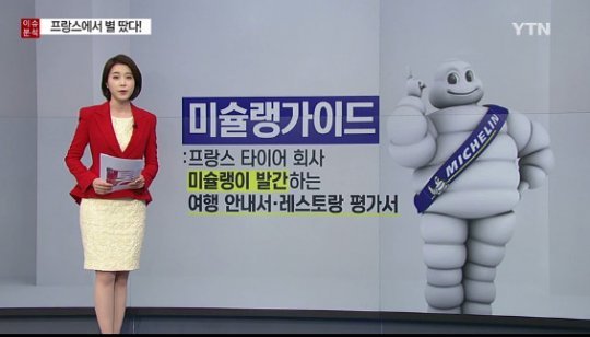 사진=미슐랭가이드 의미. YTN 화면 캡쳐