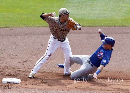 강정호의 부상 장면. GettyImages/이매진스