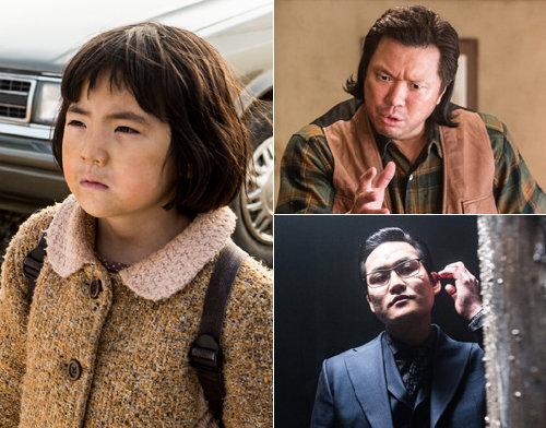 영화 '탐정 홍길동:사라진 마을'의 김하나-정성화-김성균(왼쪽부터 시계방향으로). 사진제공|영화사 비단길