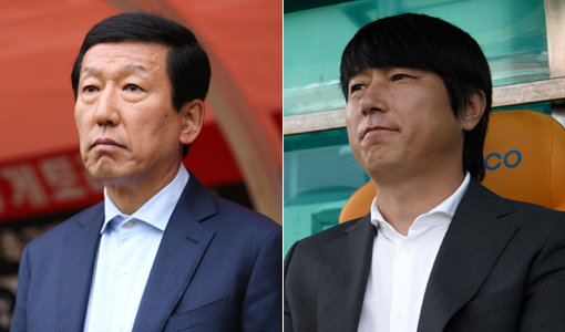 전북 최강희 감독-전남 노상래 감독(오른쪽). 사진제공|한국프로축구연맹