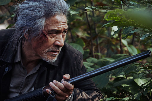 영화 ‘사냥’에 출연한 안성기 모습. 사진제공｜빅스톤픽쳐스