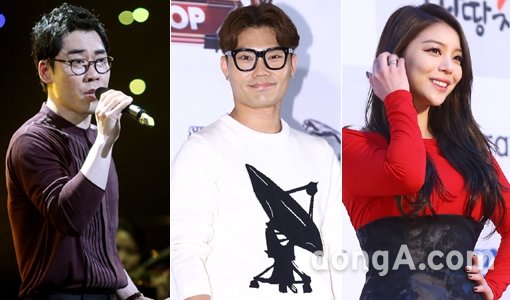 가수 김연우-김범수-에일리(맨 왼쪽부터). 동아닷컴DB