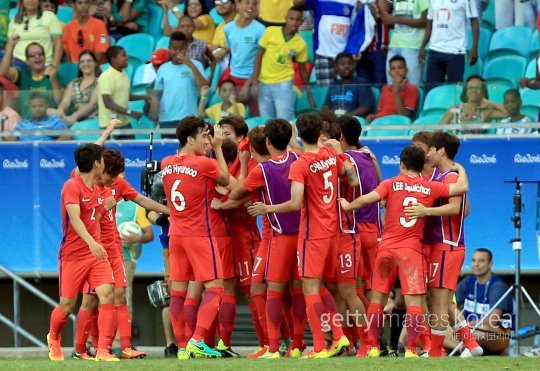 올림픽 남자축구대표팀. 사진=ⓒGettyimages이매진스