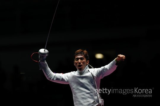 올림픽 남자펜싱대표 박상영. 사진=ⓒGettyimages이매진스