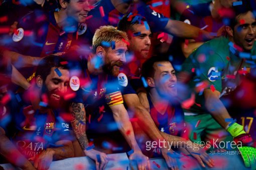 바르셀로나 선수들. ⓒGettyimages이매진스