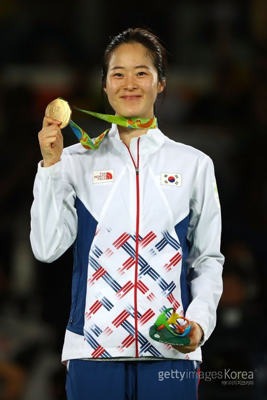 올림픽 여자태권도 67kg급 금메달리스트 오혜리. 사진=ⓒGettyimages이매진스