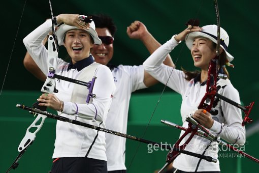 기보배(좌)와 최미선(우). ⓒGettyimages이매진스