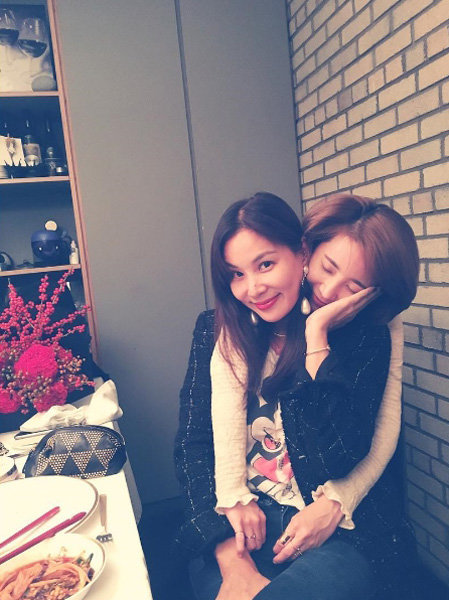 연기자 고소영-가수 서인영. 사진출처|서인영인스타그램