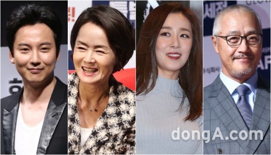 김남길-김영애-문정희-이경영. 동아닷컴DB