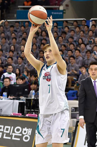 KEB 하나은행 강이슬. 사진제공｜WKBL