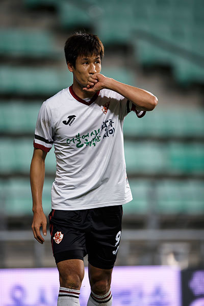 광주FC 정조국. 사진제공｜한국프로축구연맹