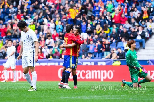 지난 6월 스페인전. 사진=ⓒGettyimages이매진스
