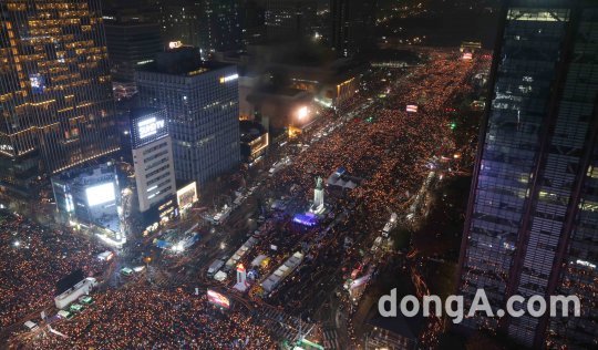 26일 광화문 촛불집회 현장, 사진=동아닷컴 국경원 기자 onecut@donga.com
