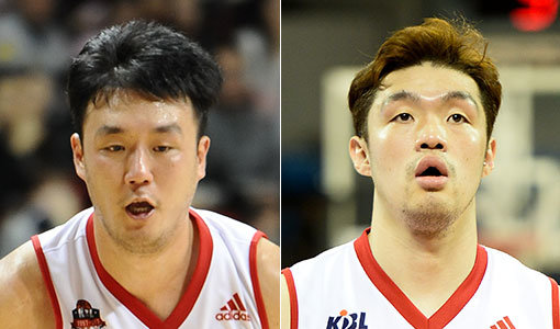 오리온 김동욱-이승현(오른쪽). 사진제공｜KBL
