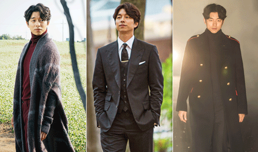 ‘도깨비’에 등장하는 매 장면이 화보의 한 컷으로 느껴질 만큼 공유의 스타일은 빛난다. ‘모던함과 댄디함’이 돋보이는 공유는 타고난 ‘옷걸이’도 좋지만, ‘도깨비’에서 보여줄 스타일링을 위해 체중을 70kg 초반까지 감량했다. 사진제공|화앤담픽처스