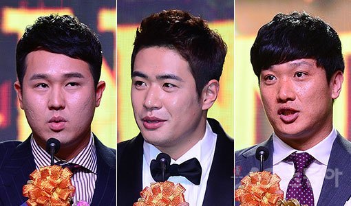 SK 최정-두산 김재환-KIA 김주찬(왼쪽부터). 양재 | 김진환 기자 kwangshin00@donga.com