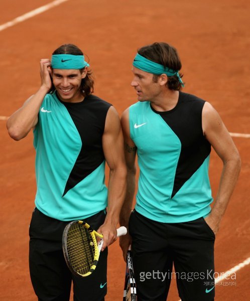 라파엘 나달과 카를로스 모야. ⓒGettyimages이매진스