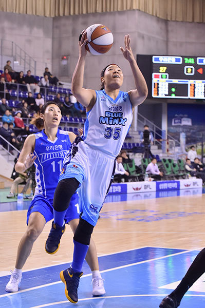 삼성생명 김한별. 사진제공|KBL