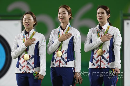 여자양궁대표팀. 사진=ⓒGettyimages이매진스