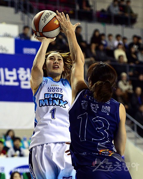 삼성생명 박하나. 스포츠동아DB