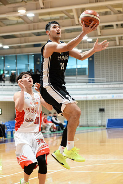 상무 시절 차바위. 사진제공｜KBL