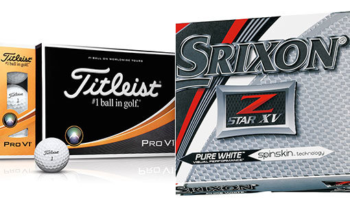 타이틀리스트 ‘프로 V1x’-던롭스포츠코리아 ‘스릭슨 Z-STAR XV’