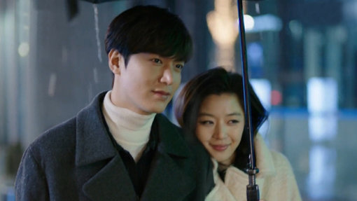 이민호(왼쪽)와 전지현이 ‘푸른 바다의 전설’로 3년 만에 일본 시청자들을 만난다. 사진제공| SBS