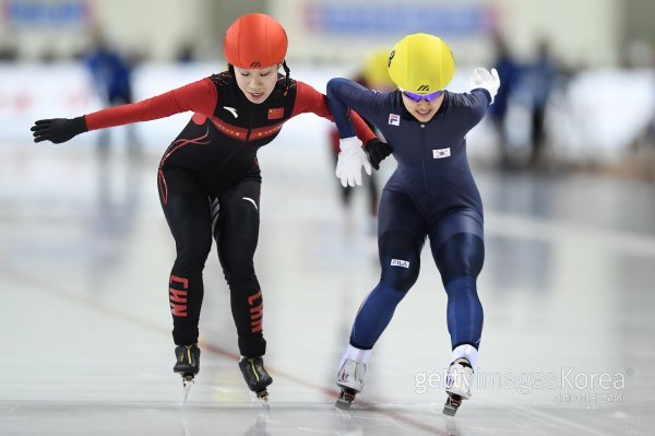 여자 스피드스케이팅대표 김보름(오른쪽). 사진=ⓒGettyimages이매진스