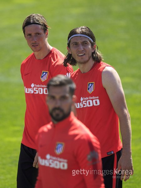 페르난도 토레스와 필리페 루이스. ⓒGettyimages이매진스