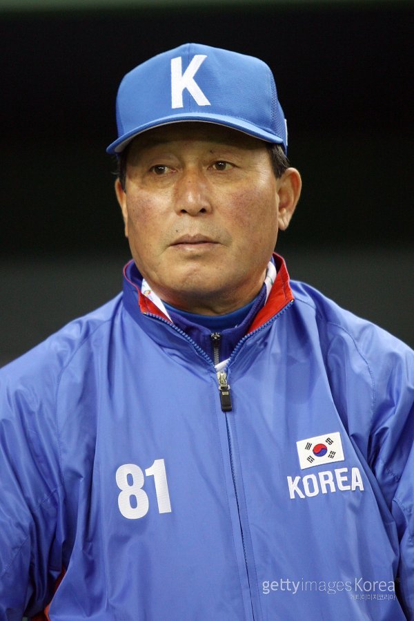 2006 WBC 당시 김인식 감독. 사진=ⓒGettyimages이매진스