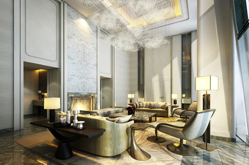 롯데 ‘시그니엘 서울’의 최고가 객실 로얄스위트룸.