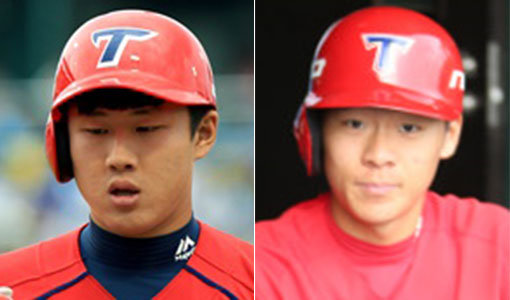 KIA 최원준-김규성(오른쪽). 사진제공｜KIA 타이거즈