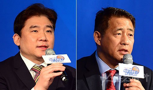 KGC 김승기 감독-오리온 추일승 감독(오른쪽). 김종원 기자 won@donga.com