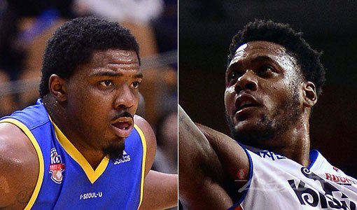 삼성 크레익-전자랜드 켈리(오른쪽). 스포츠동아DB