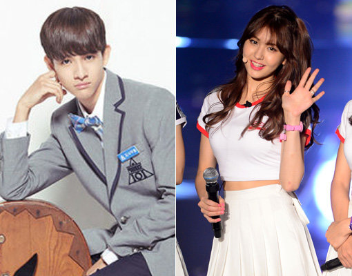 엠넷 ‘프로듀스 101’을 매개로 닮은꼴 스타로서 화제를 모으고 있는 김사무엘(왼쪽 사진)과 전소미. 사진제공|엠넷·스포츠동아DB