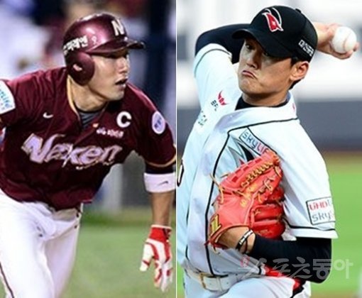 서건창(왼쪽)과 주권. 스포츠동아