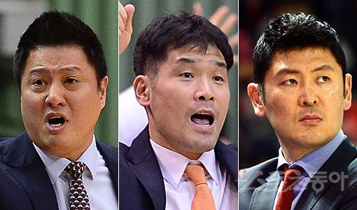 SK 문경은 감독-kt 조동현 감독-KCC 추승균 감독(왼쪽부터). 스포츠동아DB