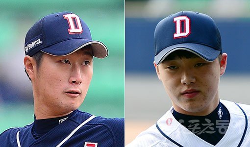 두산 고봉재-박치국(오른쪽). 스포츠동아DB