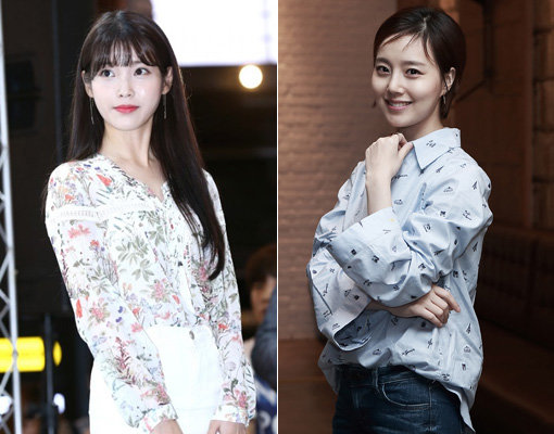 가수 아이유-연기자 문채원. 사진제공|동아닷컴DB·쇼박스